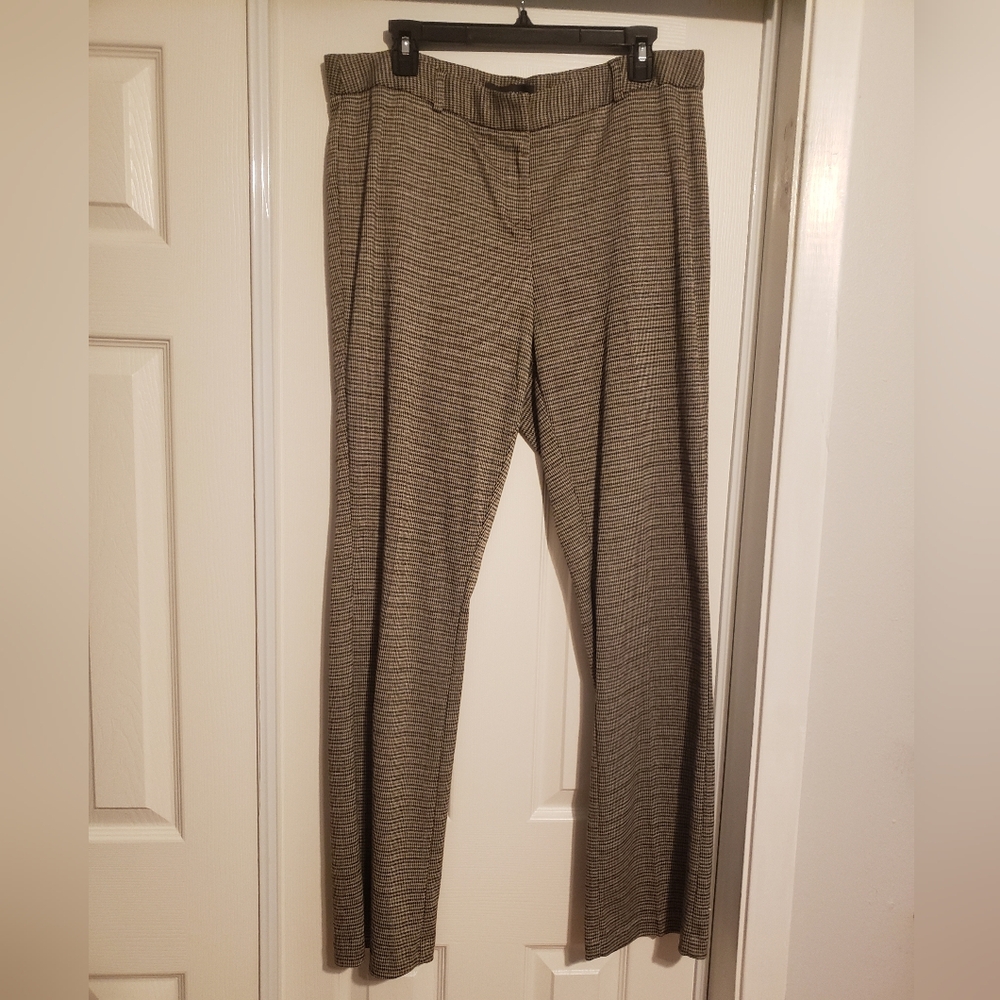 Amanda & Chelsea Brown Houndstooth Pants